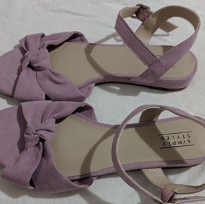 Flat sandals Lavender 6.5